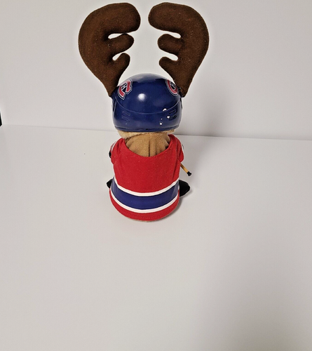 Gemmy Montreal Canadiens Dancing Moose NHL Good Old Hockey Game Song RARE - 第 5/19 張圖片
