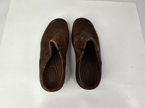 Keen Slip On Leather Shoes Women's Size 7.5 Brown Clogs 1009327 TXS0513 - Picture 6 of 12