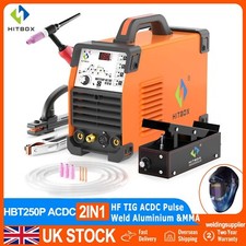 HITBOX TIG WELDER HBT250P AC/DC 200A INVERTER HF TIG/MMA DC WELDER MACHINE IGBT