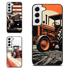american flag tractor Machinery TPU Phone Cover For Samsung Galaxy Z Fold
