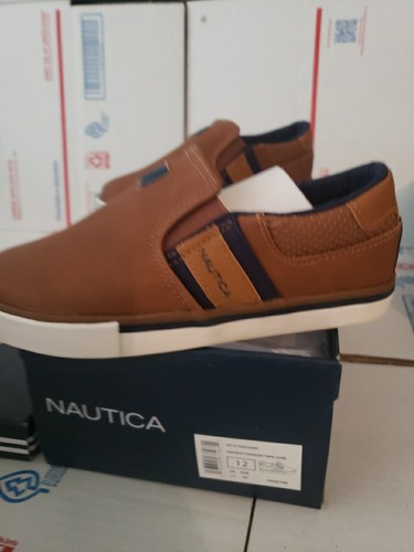 Nautica toddler size 12 Ori-t Tan/ivory, NIB, Boat Dress Casual Shoe #00s - Picture 7 of 24