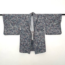 Vintage Silk Kimono Jacket Robe