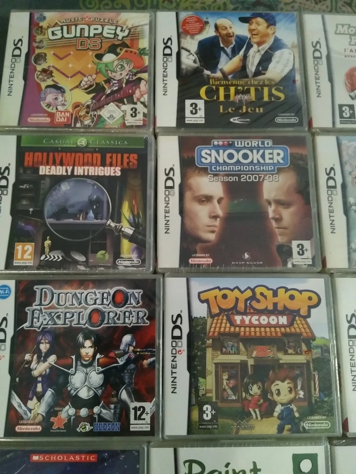 Gros Lot 24 jeux DS Nintendo Neuf sous Blister , idéal pour cadeau de Noël -NEUF - Photo 2/4