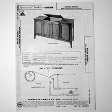 Airline Models GST-2635A -45A -75A -95A Stereo SAMS Photofact 1965 - New