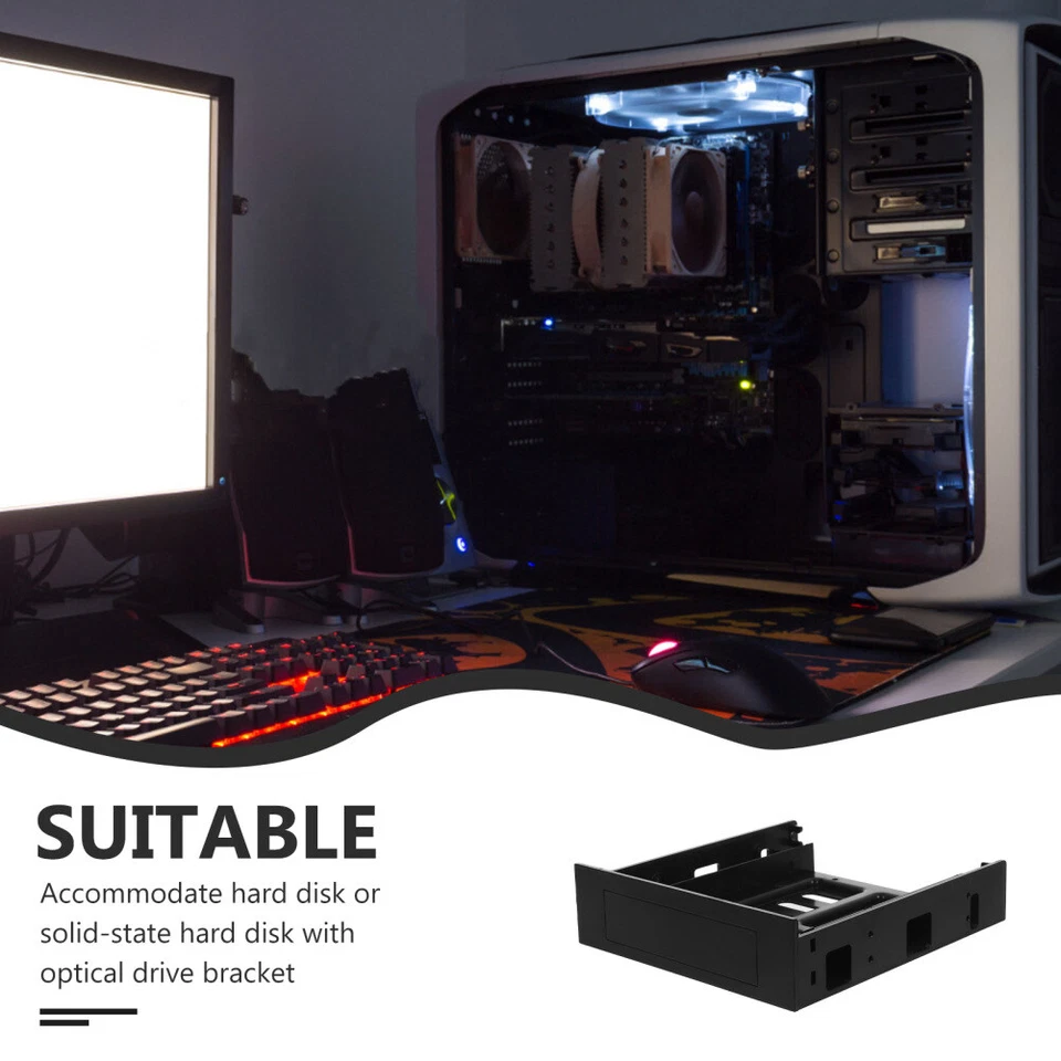 Hard Drive Mounting Bracket Mounting Bracket 5.25 Inch Hard Disk Drive Case - Image 4 of 4