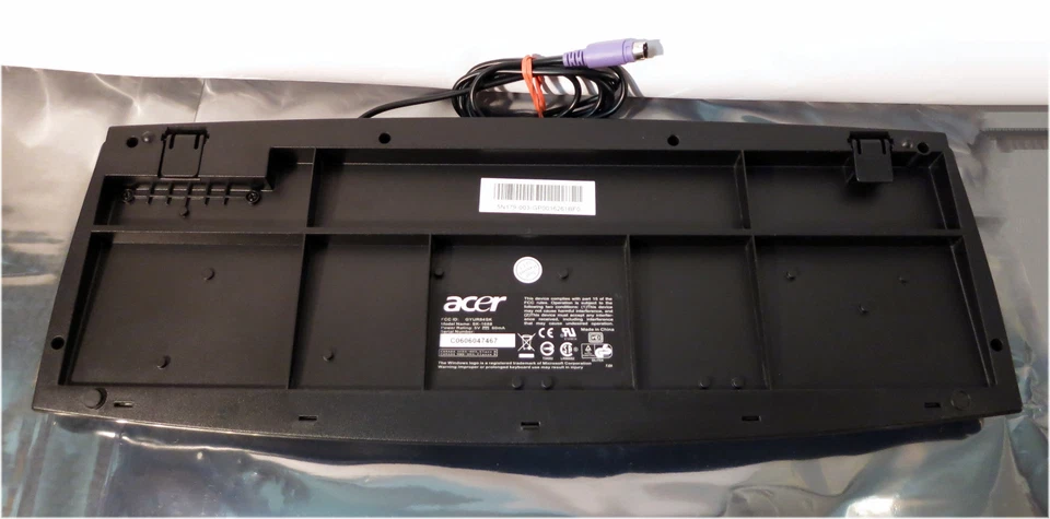 ACER SK-1688 Standad PS/2 Keyboard - Black - Image 3 of 3