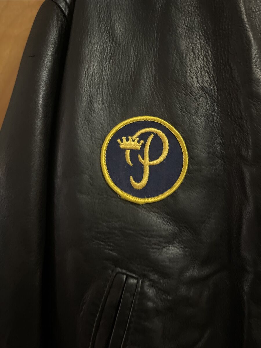 Orginal Vintage Prince Leather Jacket From 1993 European Orginal Vintage Prince Leather Jacket From 1993 European