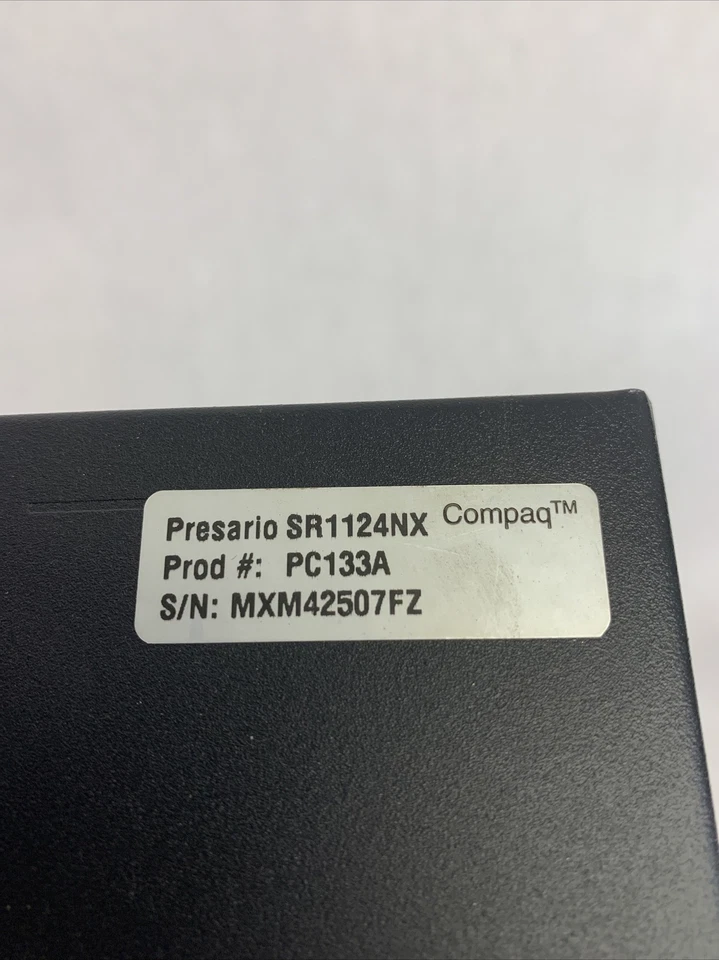 HP Presario SR1124NX MT AMD Athlon XP 2800 + 2.08GHz  1GB RAM No HDD No OS - Image 3 of 4