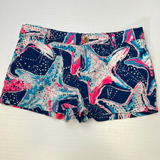 Lilly Pulitzer Short Girl 14 Youth Adjust Waist 26x1.5 Starfish Party Resort Nw