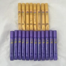 Elmer's 3D Glitter Paint Pens .356 Fl Oz Lot Of 8 Gold 12 Purple NEW