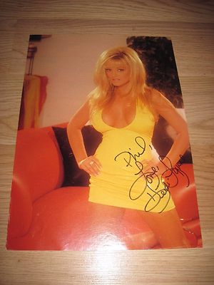  Adult Actress Heidi Lynne Signed/Autographed 8x10 Magazine Page/Photo/Free Ship