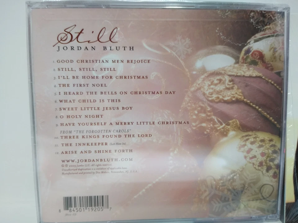 Lot (2) NEW Jordan Bluth CDs Still + Wonder - Hymns, Christmas, Gospel LDS  Foto 2 de 4