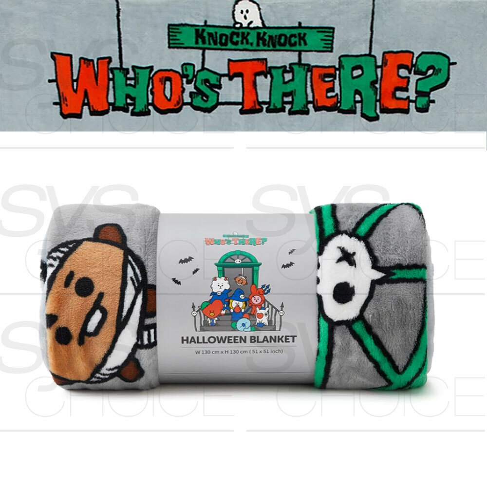 BTS BT21公式グッズ　ハロウィンぬいぐるみ7種ブランケットセット BTS BT21 Official Authentic Goods 19 Halloween Blanket Limited