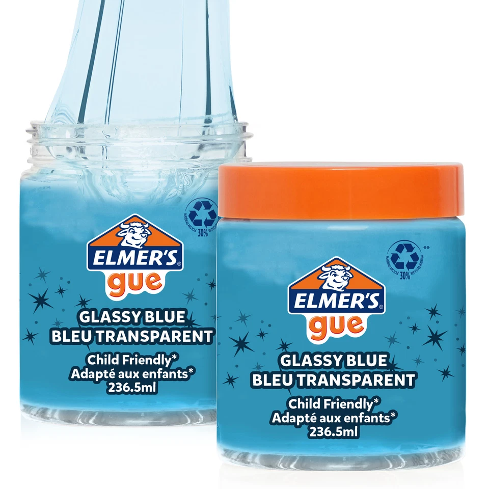 Elmer's Gläserne Blau Bereit Hergestellt Slime Gue 236ml Großartig für Misch