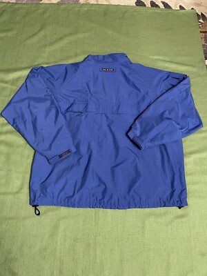 Vintage 90's Polo Sport Ralph Lauren Blue Full Zip Windbreaker
