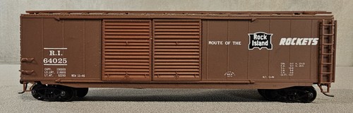 Coche caja puerta doble Rock Island RR 50' escala HO Front Range R.I. 64025 Kadee | Zustand: Used