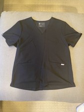 Figs Medical Scrub Set Women Size XXL Dark Gray Technical Collection