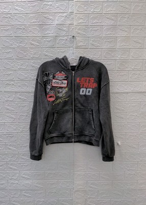 New Lets Trap Mens Lets Trap Racer Jacket Sz M
