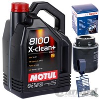 F026407183 Bosch ÖLfilter+Motul 5W30 ÖL 1.2+1.4 TSI Tfsi FüR VW Skoda Seat Audi