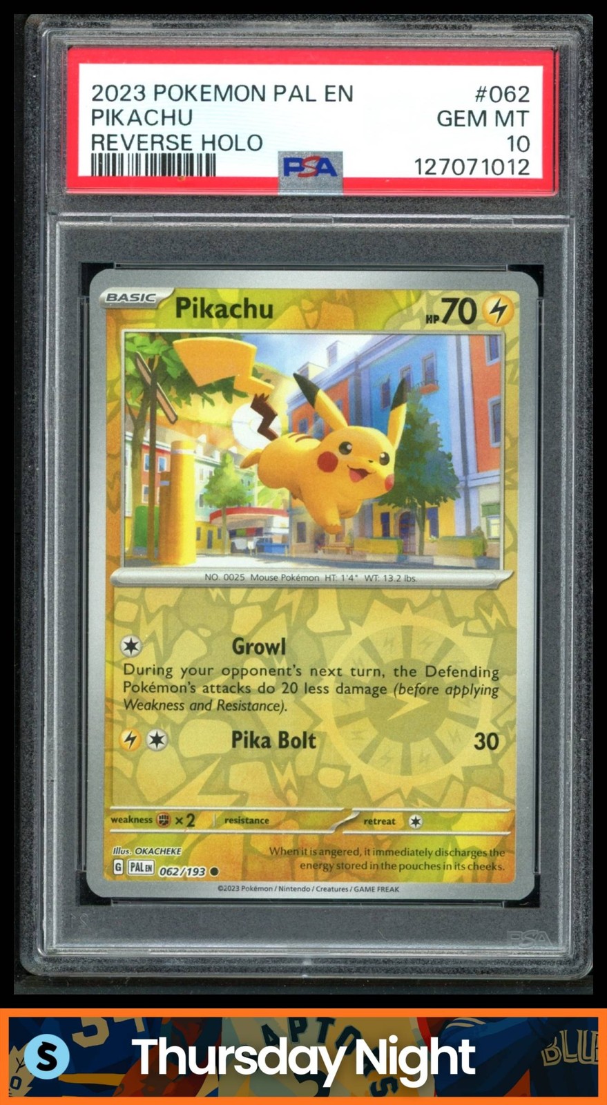 Pikachu 2023 Scarlet & Violet: Paldea Evolved #062/193 Reverse