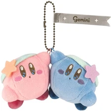 Sanei Horoscope Collection Kirby Mascot Gemini 5-inch Mini Plush Keychain USA