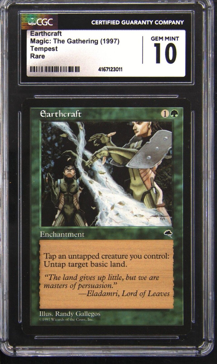 1997 MAGIC THE GATHERING MTG TEMPEST EARTHCRAFT CGC 10 | eBay