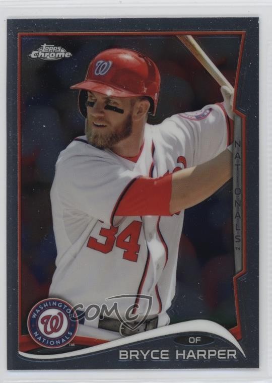2014 Topps Chrome Bryce Harper #150 3h7