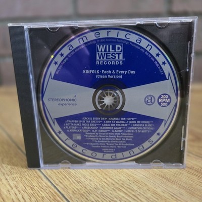 RARE HIP-HOP PROMO: Kinfolk : Each & Every Day [Clean Version] CD Wild West 1996