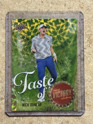 2026 Upper Deck Golf Taste of Victory Gold #TV-12 NICK DUNLAP