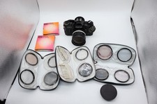 Canon AE-1 Black 35mm SLR Film Camera Body Untested
