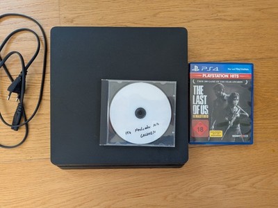 Sony PlayStation 4 Slim 1TB, Schwarz, Stromkabel, Spiele