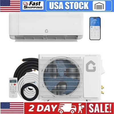 Ductless Mini Split Air Conditioner and Heat Pump 9000 BTU Cool Up to 450 Sq.Ft