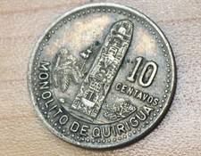 1987 Guatemala 10 Centavos