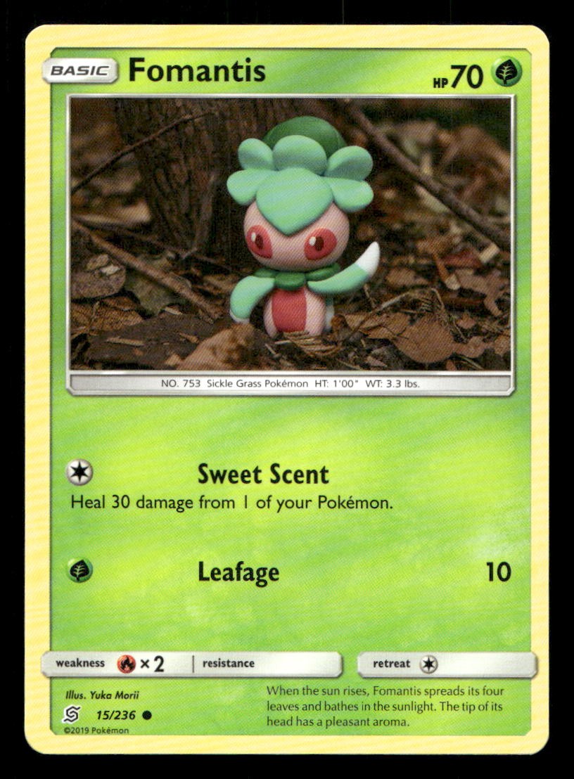 Fomantis 15/236 Unified Minds NM/M Pokemon