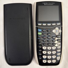 TI-84 Plus C Silver Edition Texas Instruments Graphing Calculator Near Used