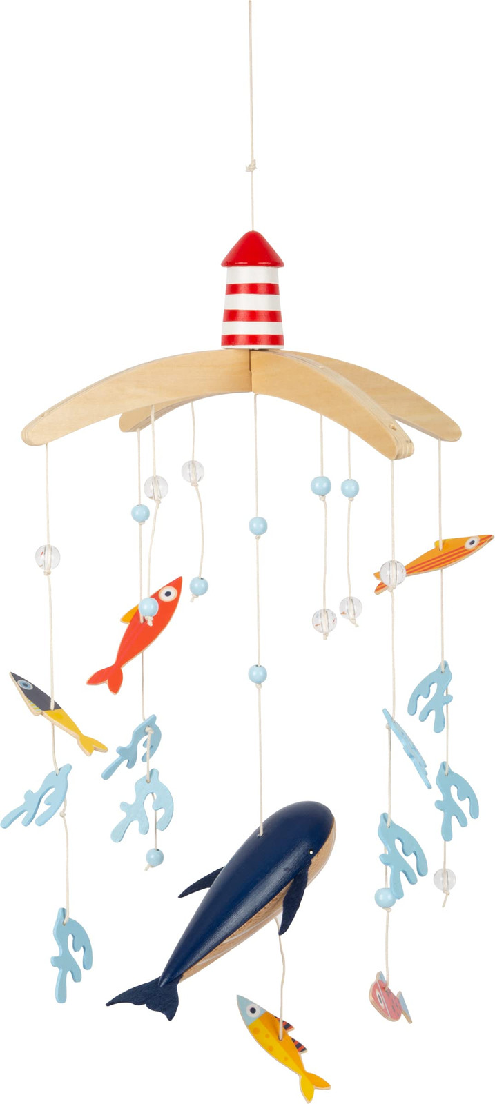 small foot Big Ocean Made of Wood, 3D Mobile in Maritime Look, Ideal for Toddler