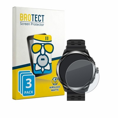 3x Panzerfolie Schutzglas matt für Ulefone Armor Watch Pro Displayschutz