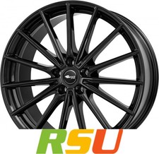 Brock B43 schwarz glanz 8x19" ET45 LK5 112 ML 66.6 Alufelgen 19 Zoll