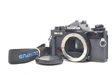 Olympus OM-4 Ti SLR MF Film Camera Black Body Grip 8049