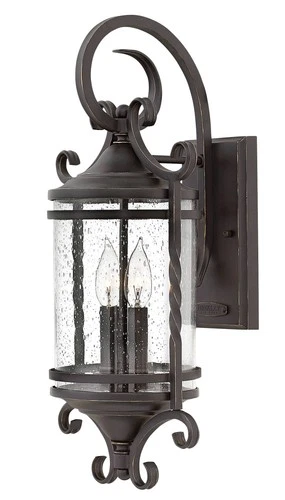 Hinkley Casa 21 1/2" High Olde Black Traditional Outdoor Wall Light - Picture 2 of 10