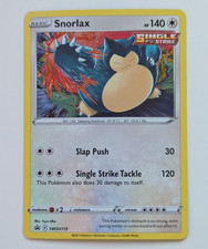 Carte promozionali Snorlax SWSH119 SWSH: Spada e Scudo Cosmos Holo quasi nuove