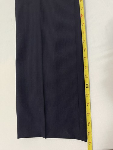 Armani Collezioni G-Line Black Navy Nadelstreifen Smoking Anzug - Größe 52R Schurwolle - Bild 18 von 18