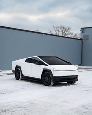 Tesla Cybertruck Precut Paint Protection Pet Vinyl Wrap Color Change Matte White