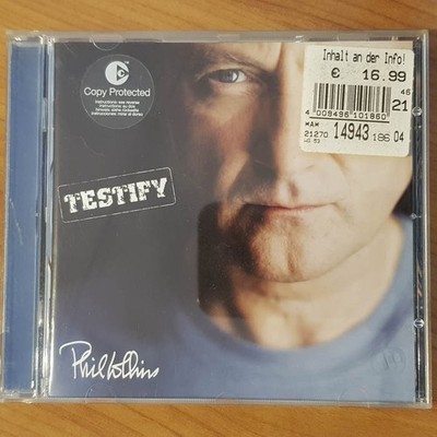 PHIL COLLINS testify GERMANY EX/VG+ (CD Album, Pop, Face Value)