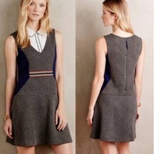 Anthropologie Maeve Ludlow Quilted Sleeveless Dress Size Large