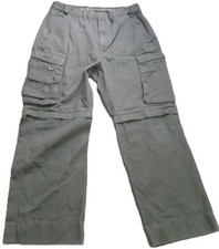 BSA Boy Scouts of America Convertible Uniform Pants Men 32x20 Green Cargo Shorts