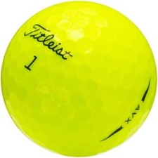 Titleist AVX Yellow Used Golf Balls, Good Condition, AAA Quality Used Golf Balls