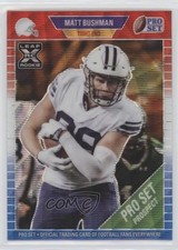 2021 Leaf Pro Set Metal Red White & Blue Wave 7/7 Matt Bushman #62 a8x