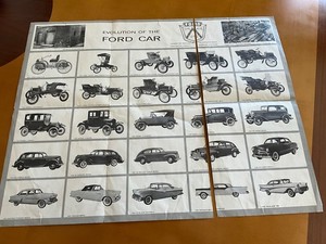 Vintage Ford Dealership Poster