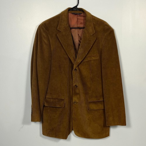 J Crew Ludlow Slim-fit Corduroy Blazer 41R Brown Classic Sport Coat Made in USA - Picture 2 of 7
